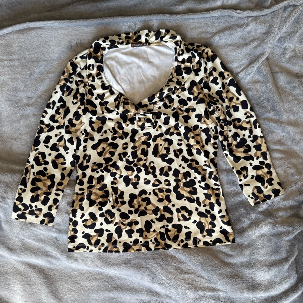 J. McLaughlin Print Shirt